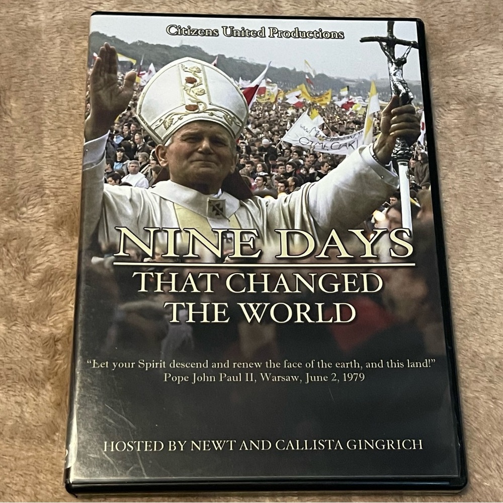 Nine Days That Changed the World DVD  Newt & Callista Gingrich Pope John Paul II